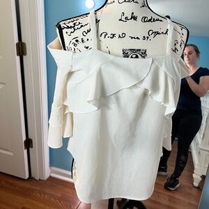 Almost Famous White Graphic Top